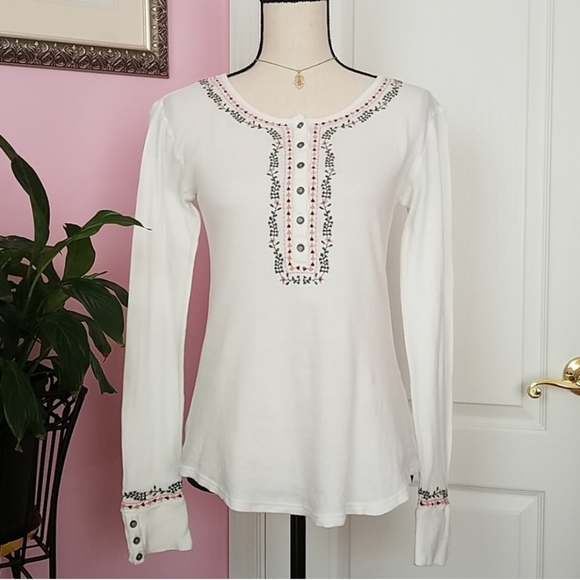 Lucky Brand Tops - Lucky Brand thermal Henley top S